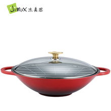 鑄鐵傳承與現(xiàn)代烹飪的融合 杰美思34cm無油煙鑄鐵炒鍋深度體驗(yàn)